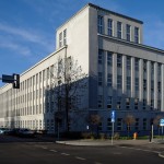 Sieba szkoły w latach 1956-1957, dziś budynek Politechniki Śląskiej w Katowicach ul. Krasińskiego (dawne Śląskie Techniczne Zakłady Naukowe)